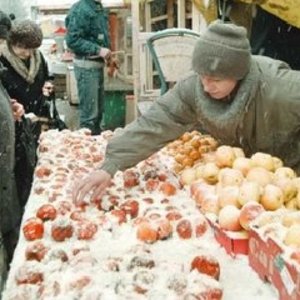 Мороз парализовал торговлю овощами и фруктами
