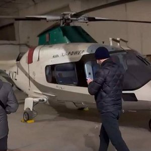 Именной вертолет Жеваго попал под арест – видео